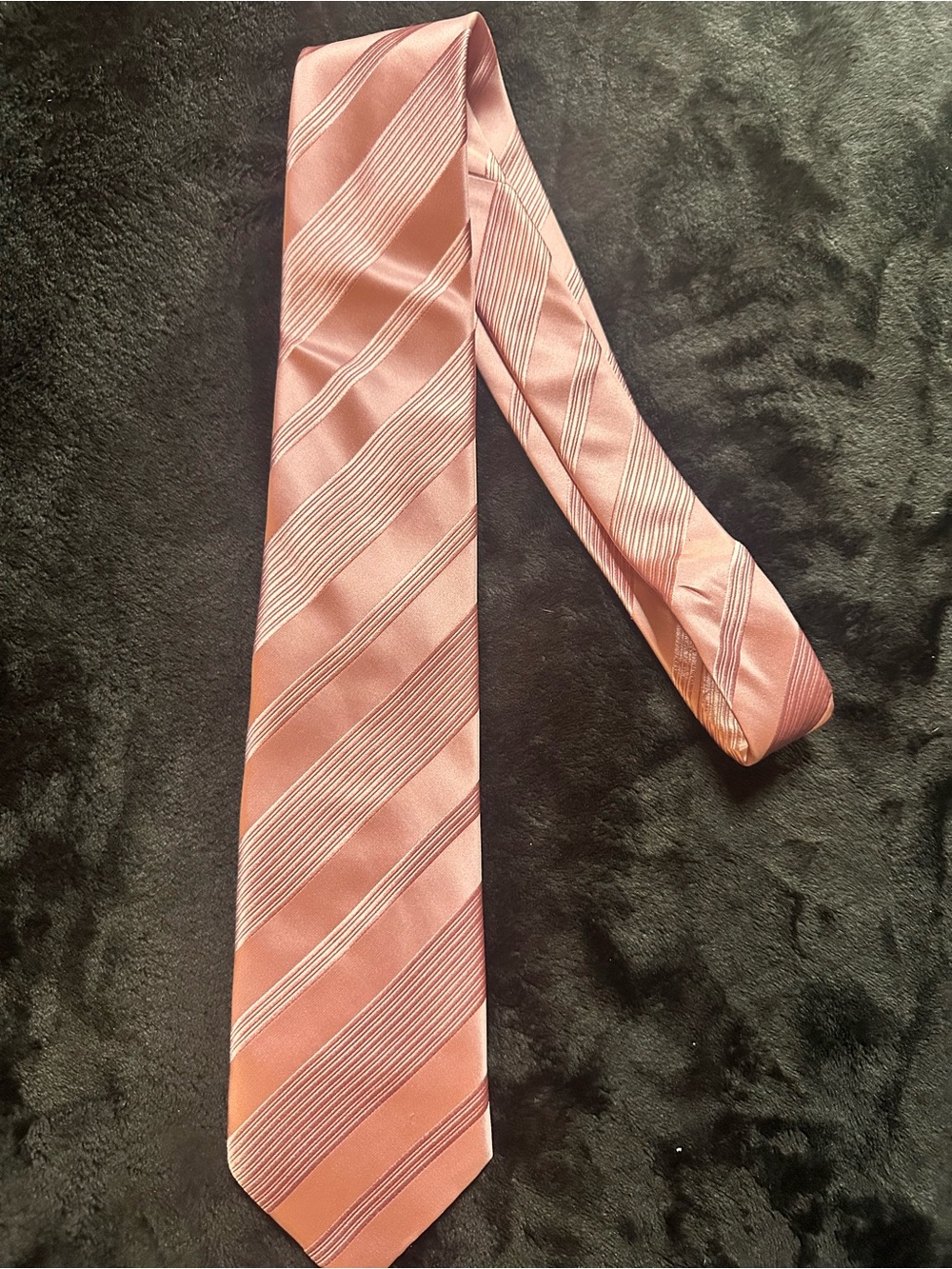 Donald J. Trump Signature Collection‎ Pink Striped Silk Tie Made in Italy